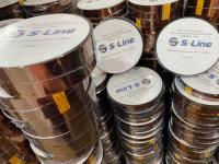 NKS-0130-K 10мм х 33м термостойкая полиимидная клейкая лента желтая