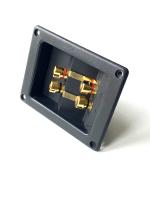 STC 122x95mm Терминал акустический уст. разм. 92x73mm, Bi Amp, перемычки