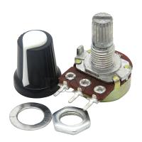 WH148 1K Резистор переменный 15mm 3 Pin, с ручкой