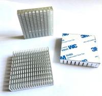 Радиатор алюминиевый с термолентой 11мм х 50мм х 50мм (8217-10)