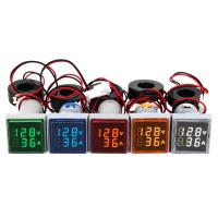 VA22S-RED-500-100 Цифровой вольтметр амперметр (4093-R)