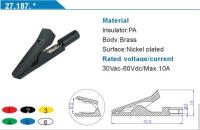 ETL-27.187.4  крокодил для щупа , зеленый