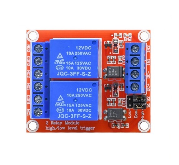 2CH 12V модуль реле с опторазвязкой для Ардуино