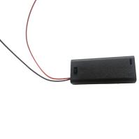 HB2AAA-switch держатель 2  батареек AAA с крышкой , выключателем и проводом (FUT-0036-02)