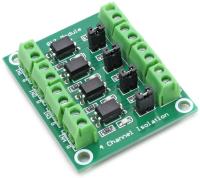 PC817 4 канала, плата гальванической развязки сигнала (2224)