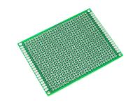 G35 Макетная плата двухсторонняя (6х8см) зеленая