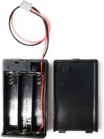 HB3AAA-switch держатель  трех  батареек AAA с крышкой , выключателем и проводом (FUT-0036-02)