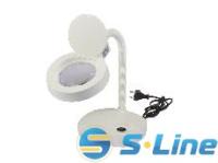 8611-D  лупа лампа настольная , 3-х + 8-x, FL