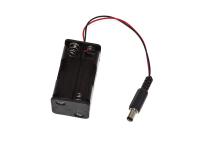 HB4AA-5.5 Держатель 4 батарей AA с разъемом 5.5 (FUT0250-1)