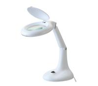 ZD-137 Лампа лупа х3-х12, FL T4 11W, подставка с выключателем