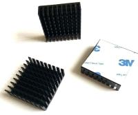 Радиатор алюминиевый с термолентой 14мм х 35мм х 35мм (8217-7)