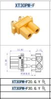 XT30PW-F30.G.Y силовой разъем