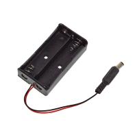 HB2S-5.5  Держатель для 2-х аккумуляторов  18650, с разъемом 5.5 (FUT0254)