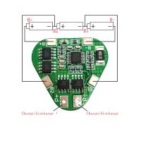 BMS HX-3S-03 8А 12,6V контроллер заряда li-ion акк.(3S09)