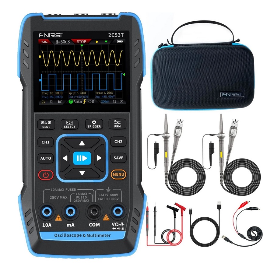 Новый бренд - осциллографы и пальники от FNIRSI. Мультиметры Zotek-ZoYI и ANENG.