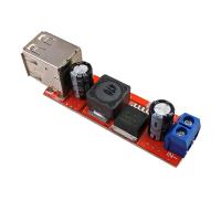 LM2596 Dual USB стабилизатор напряжения  5V 3A Вх.6V-40V (M3358)