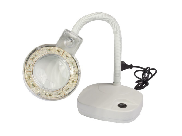 8611-L Лупа лампа настольная с LED-подсветкой (60 светодиодов)