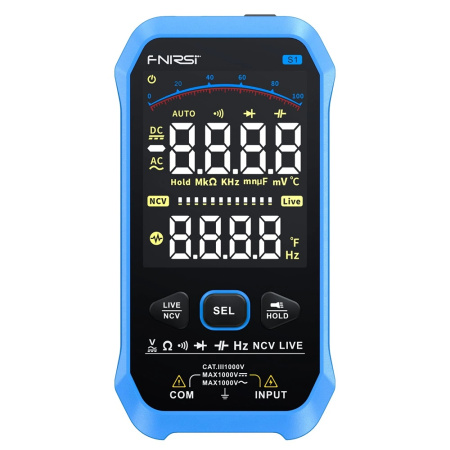 S1 цифровой Smart мультиметр 9999, NCV