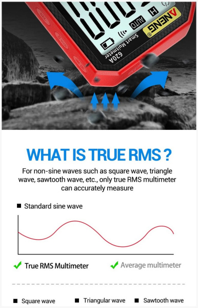 ANENG 620A мультиметр цифровой автомат