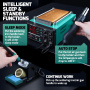 YIHUA853AAA-II паяльная станция 3 в 1: паяльник C210+термофен+сепаратор дисплеев, ESD