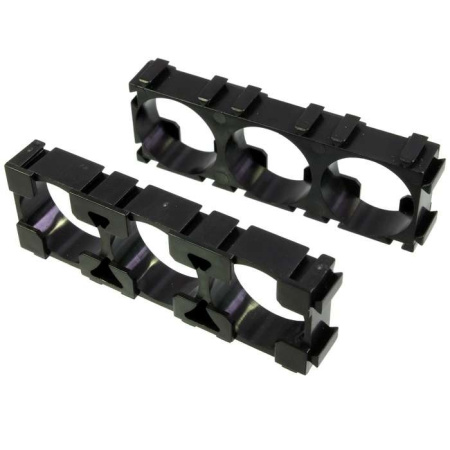 Модульный крепеж для батареи 18650, 3 ячейки, холдер-кронштейн наборный (97901)