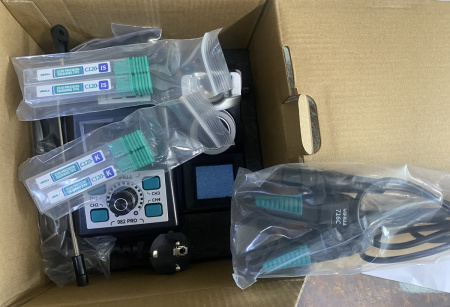 YIHUA982 PRO паяльная станция с термопинцетом YIHUA716C (C120)