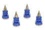 ZD-150G магнитные держатели плат, синие, конические, комплект 4 шт.