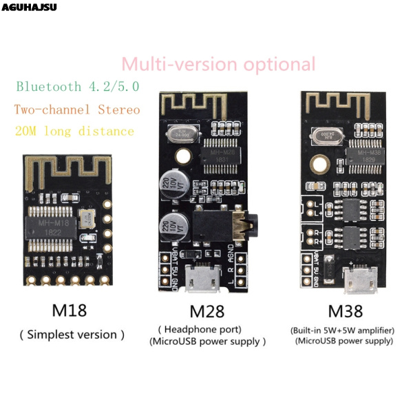 MH-MX38 2х5w усилитель звука с Bluetooth 5.0 dc-5 вольт