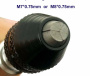 MCM7 патрон кулачковый 0.75-2.0mm для дрели M7