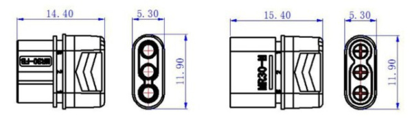 MR30-M.G.Y силовой разъем