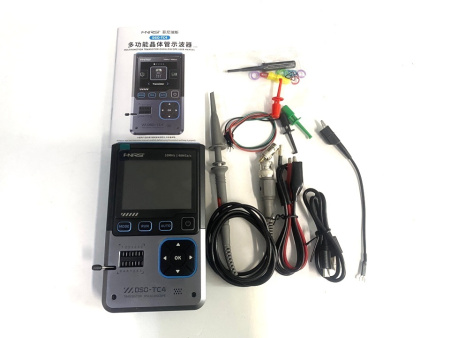 DSO-TC4 3в1 осциллограф+тестер компонентов+генератор сигналов,10 MHZ,48MSa/s, экран 2,8'