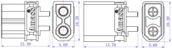 XT30U-F.G.Y силовой разъем