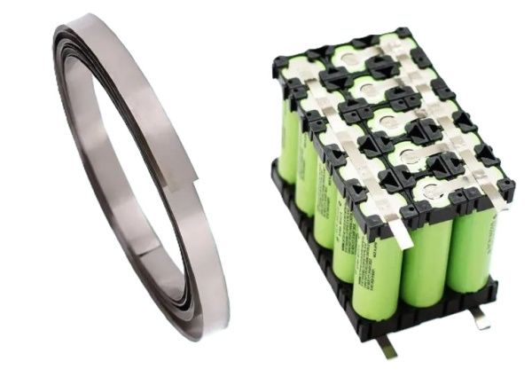 Никелевая лента 0,2мм*10мм для сборки аккумуляторных батарей, рулон 10м (97916)