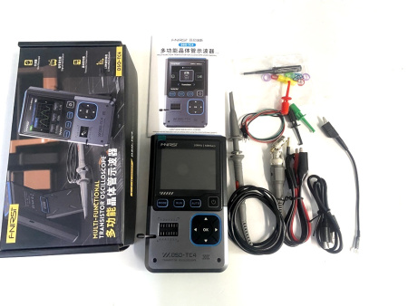 DSO-TC4 3в1 осциллограф+тестер компонентов+генератор сигналов,10 MHZ,48MSa/s, экран 2,8'