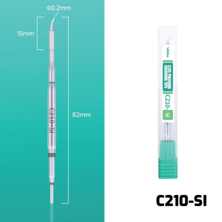 C210-SI сменное жало для YIHUA982 с нагревателем