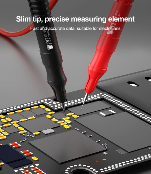 BST-020-JP тестовые щупы мультиметра 20А, силикон