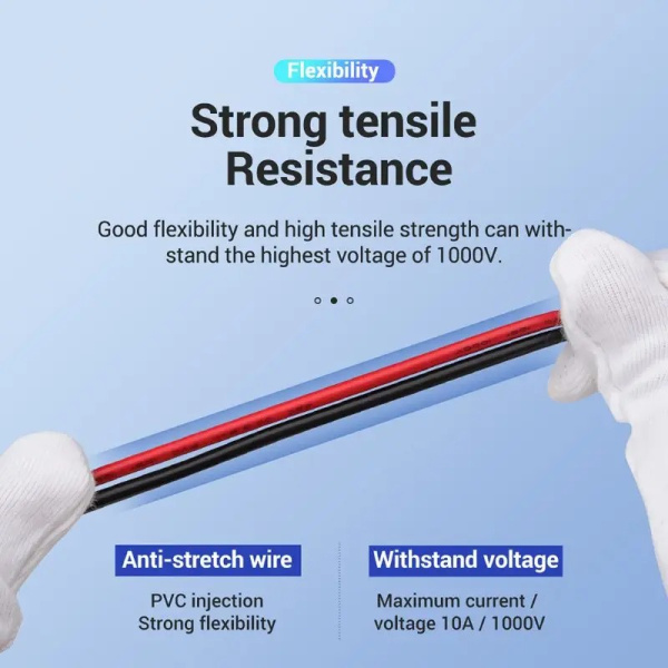 PT1020  щупы мультиметра набор 10A 93cm  PVC 42core