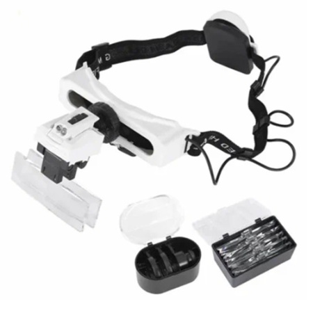 MG9892E (9892E1) Лупа налобная 28.0x с подсветкой (1 LED)