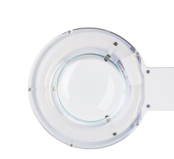 8608-D лупа лампа 5х, струбцина, FL