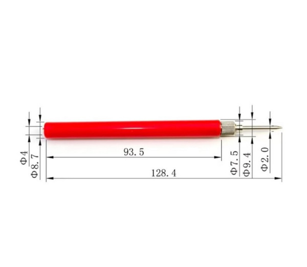 1145 Тестовые щупы пружинные 90мм 2шт(FUT-1145)