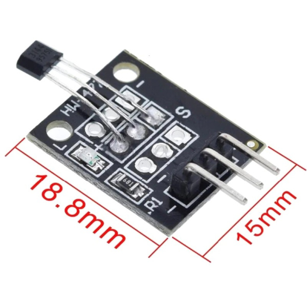 KY-003 модуль датчика холла (A3144) KY-003 модуль датчика холла (A3144)