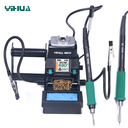 YIHUA 982-III(C210 +C115) паяльная станция 30 и 40Вт, ESD