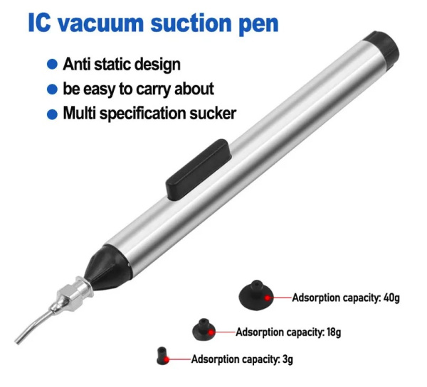 L-HT0225 вакуумный пинцет для SMD 3 насадки