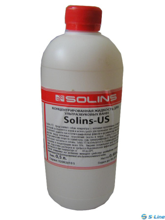 Концентрат для ультразвуковых ванн SOLINS US 0,5 л
