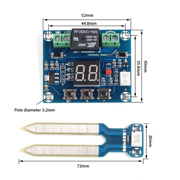 XH-M214 Модуль контроля влажности почвы