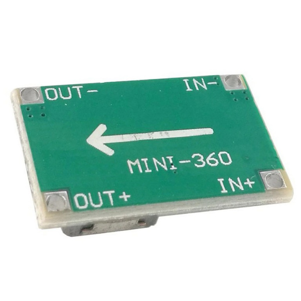 Mini360 DC-DC преобразователь напряжения 4.75-23V to 1.0-17V 1.8A (M3258-1)