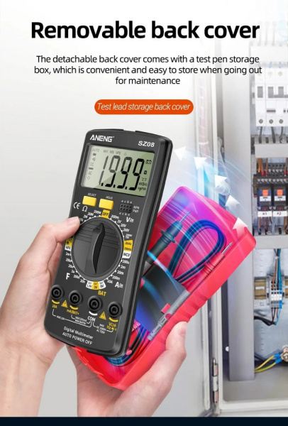 ANENG SZ08 мультиметр 1999 NCV
