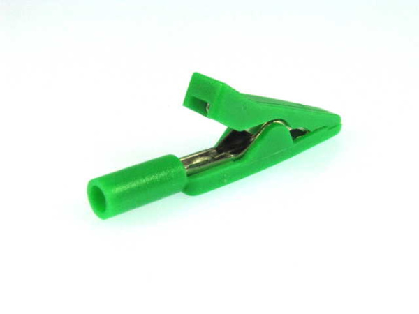 ETL-27.187.4  крокодил для щупа , зеленый