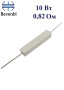 SQP   0.82ohm 10 w ±5% резистор керамический