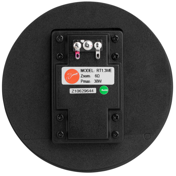 RT1.3WE Динамик ВЧ, ленточный , 10 Вт, R 6 Ом  92dB  2 to 25K Hz